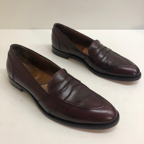 NEW HEELS + SOLES Alden 683 Penny Loafer Full Strap Burgundy Calf 11.5 Narrow main image 15